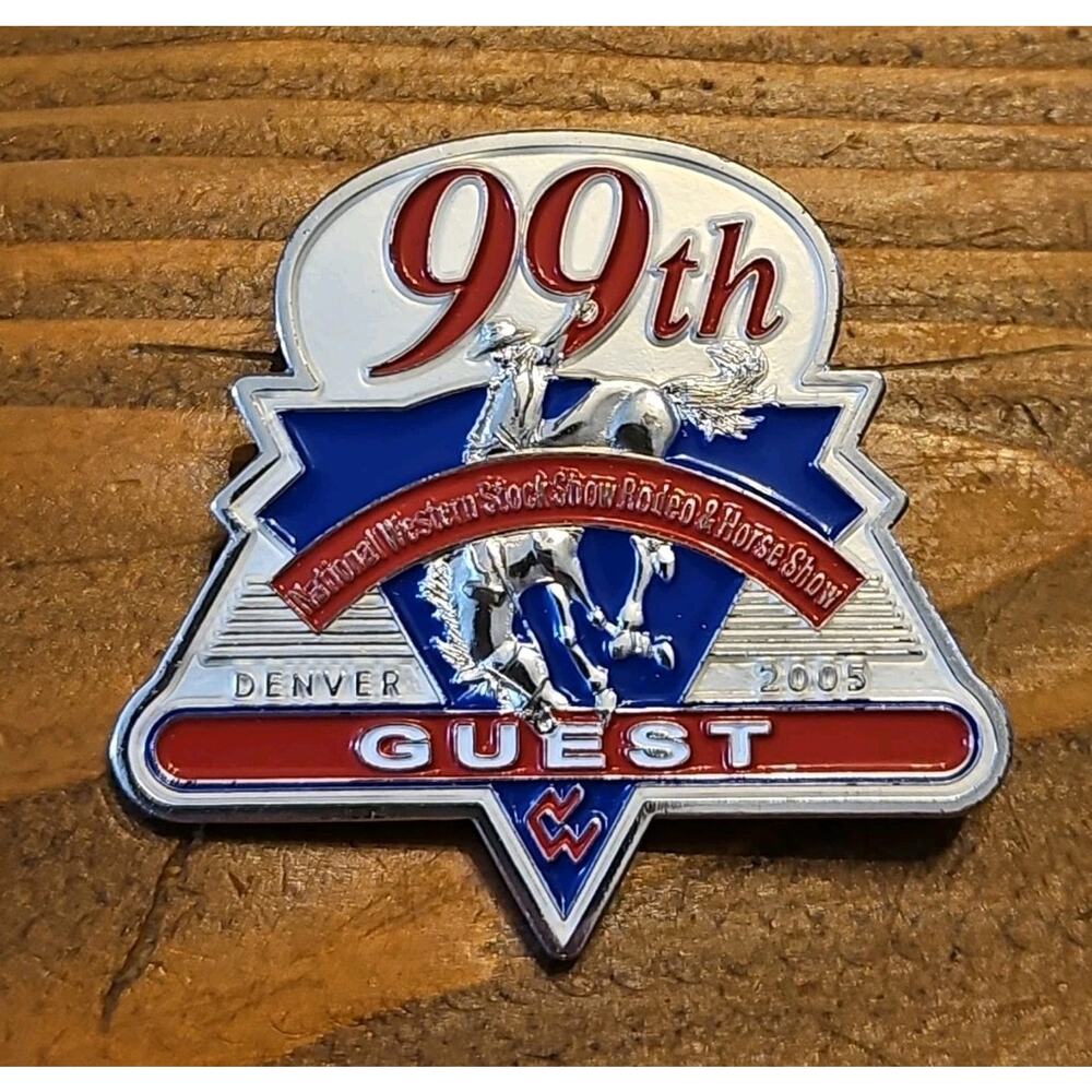 2005 Denver 99th National Western STOCK RODEO HORSE Show GUEST Pin #1575-of-1805